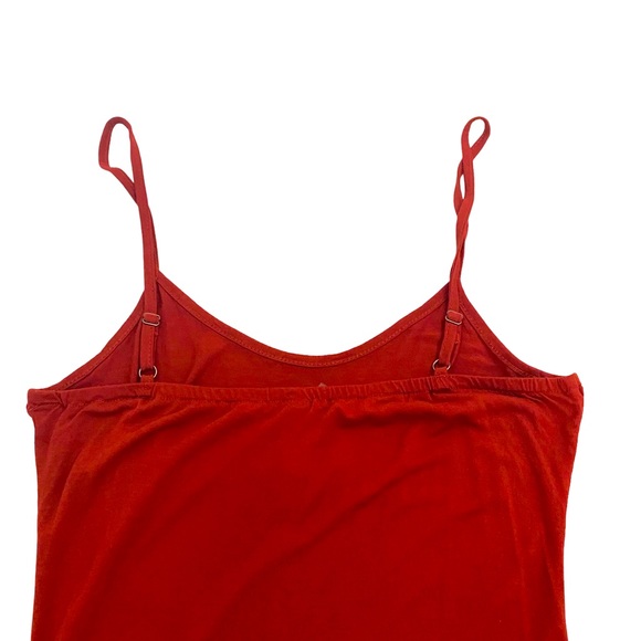 Mariarello Rust Red Adjustable Dress Sleep Dress Coverup or Dress Liner, Size S - Picture 3 of 9